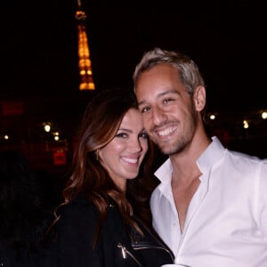 Exclusif - Iris Mittenaere (Miss France et Miss Univers 2016) et son compagnon Diego El Glaoui - Maëva Coucke fête son 26ème anniversaire sur la péniche "Pastel" avec ses amis à Paris le 27 juin 2020. © Rachid Bellak/Bestimage