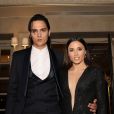 Alain-Fabien Delon et sa compagne Capucine Anav (habillée par Stevens Ishay Couture) aux arrivées de la 10ème édition du "Global Gift Gala" à l'hôtel Four Seasons George V à Paris, le 3 juin 2019. © Denis Guignebourg/Bestimage