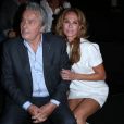  Alain Delon et Rosalie van Breemenau défilé Elie Saab à la Fashion Week de Paris en octobre 2012.  