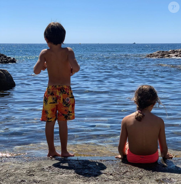 Alessandra Sublet dévoile une photo de ses enfants au bord de la mer - Instagram, 4 juillet 2020