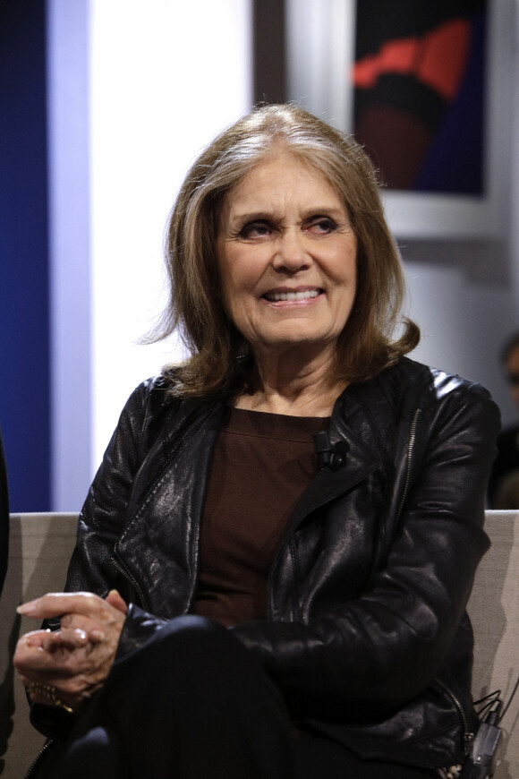 Portrait de Gloria Steinem - "La grande Librairie" sur France 5, à Paris, en 2019.