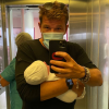 Benjamin Castaldi avec son fils dans les bras sur Instagram - vendredi 28 août 2020