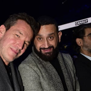 Benjamin Castaldi et Cyril Hanouna au gala de boxe Univent à l'AccorHotels Arena de Paris pour le championnat du monde WBA le 15 novembre 2019. © JB Autissier / Panoramic / Bestimage