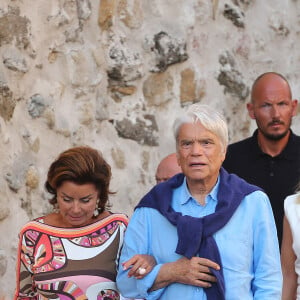 Bernard Tapie et sa femme Dominique à Saint-Tropez. Le 15 juillet 2020.