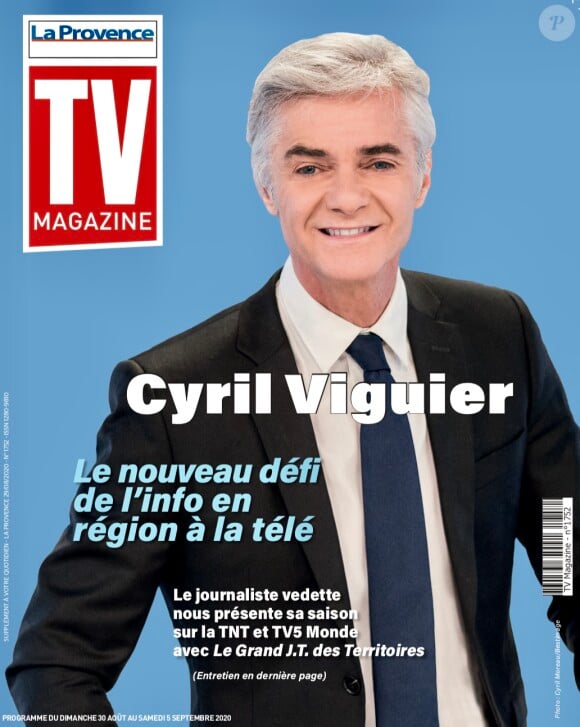 Cyril Viguier en couverture de "TV Mag"