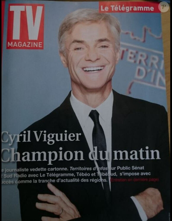 Cyril Viguier star de "TV Mag"