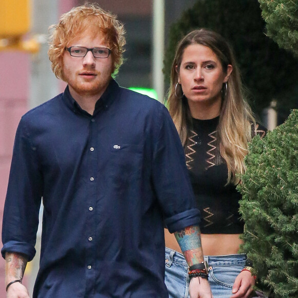 Ed Sheeran et sa femme Cherry Seaborn à New York