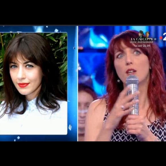 Valérie de "N'oubliez pas les paroles sosie de Nolwenn Leroy, émission du 31 août 2020, sur France 2