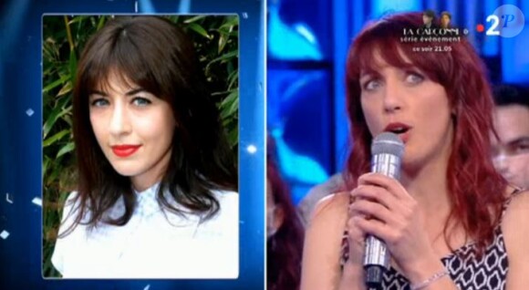 Valérie de "N'oubliez pas les paroles sosie de Nolwenn Leroy, émission du 31 août 2020, sur France 2
