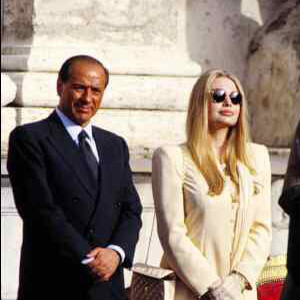 Silvio Berlusconi et sa désormais ex-épouse Veronica.