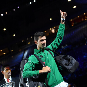 Novak Djokovic lors de l'open d'Australie 2020 à Melbourne le 30 janvier 2020. © Chryslène Caillaud / Panoramic / Bestimage