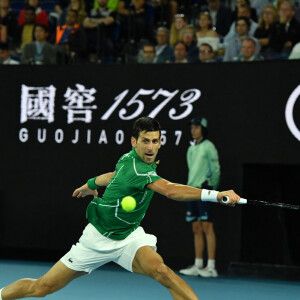 Novak Djokovic lors de l'open d'Australie 2020 à Melbourne le 30 janvier 2020. © Chryslène Caillaud / Panoramic / Bestimage