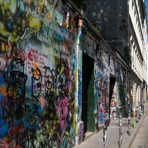 La maison de Serge Gainsbourg dans le quartier Saint-Germain au 5bis Rue de Verneuil à Paris, été 2020. © Lionel Urman / Panoramic / Bestimage