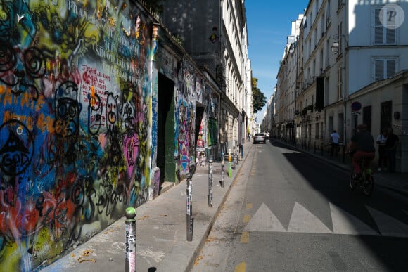 La maison de Serge Gainsbourg dans le quartier Saint-Germain au 5bis Rue de Verneuil à Paris, été 2020. © Lionel Urman / Panoramic / Bestimage