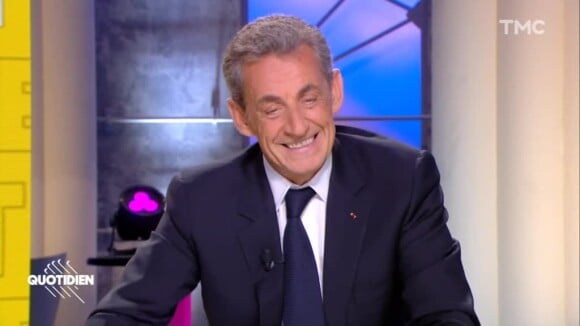 Nicolas Sarkozy, invité dans l'émission "Quotidien".