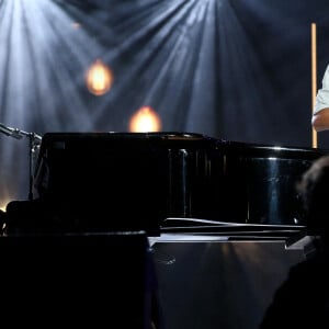 Exclusif - Camille Lellouche et Grand Corps Malade (Fabien Marsaud) sur scène lors du Festival des Festivals de Rock en Seine au parc de Saint-Cloud le 27 août 2020. Un spectacle diffusé en live sur France 2. © Tiziano Da Silva / Veeren Ramsamy / Bestimage 