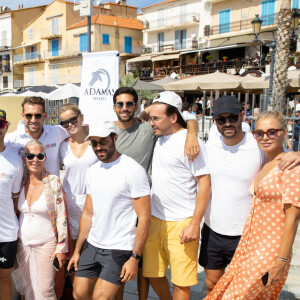 La famille princière de Monaco au départ de la 3ème édition de la course "The Crossing : Calvi-Monaco Water Bike Challenge". Ce défi caritatif organisé par la Fondation Princesse Charlène se déroule les 12 et 13 septembre. Deux équipes de quatre athlètes, parmi lesquels la Princesse et son frère Gareth Wittstock, secrétaire général de la fondation, vont se relayer en water bike durant 24h pour relier les 180km qui séparent Calvi de Monaco. Calvi, le 12 septembre 2020. © Olivier Huitel/Pool Monaco/Bestimage