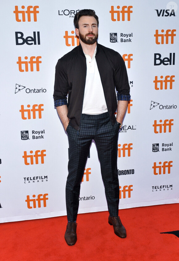 Chris Evans - Photocall du film " Knives Out " lors du Festival International du Film de Toronto 2019 (TIFF), Toronto, le 7septembre 2019.
