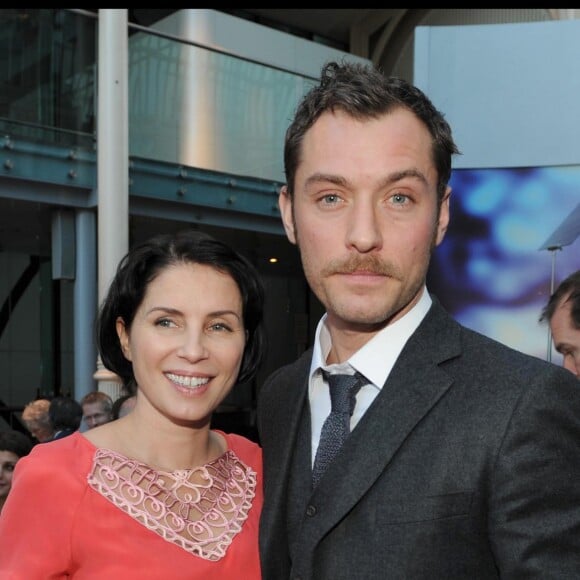 Sadie Frost et Jude Law à Londres. Novembre 2008.