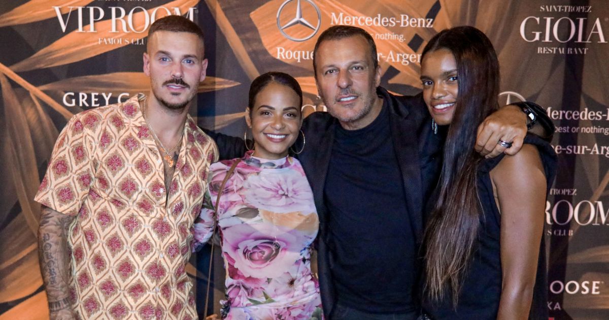 M. Pokora (Matt Pokora) et sa compagne Christina Milian ...