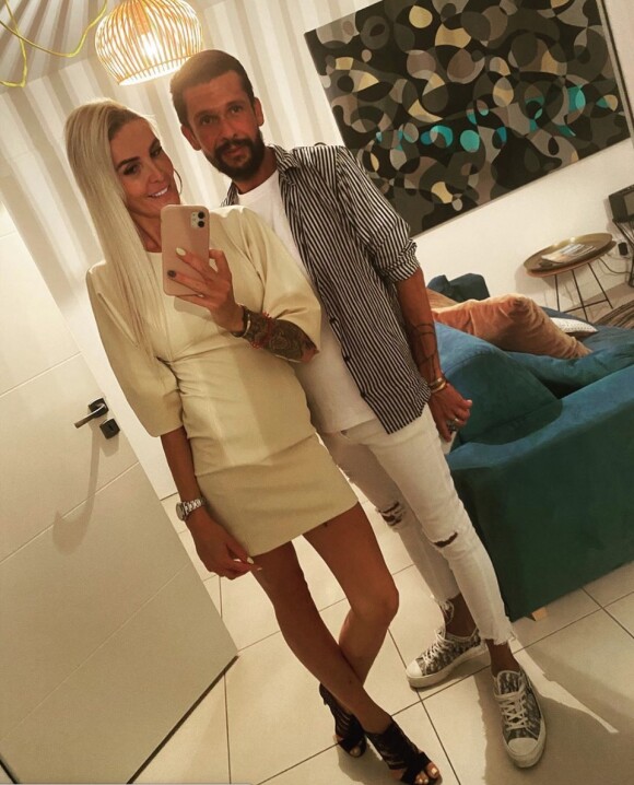 Marie Garet et son compagnon Dorian sur Instagram. Le 26 août 2020.