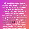Angèle Salentino recadre ses haters le 18 septembre 2020.