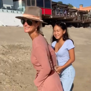 Laeticia Hallyday et sa fille Joy sur Instagram, 2020.