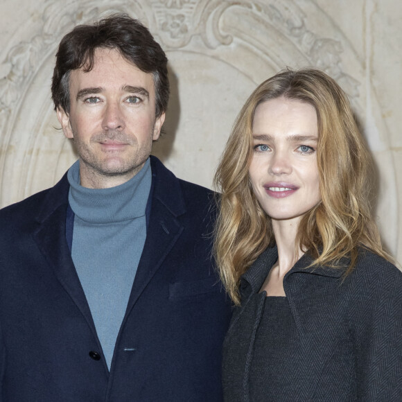 Antoine Arnault et sa compagne Natalia Vodianova - People au défilé de mode Haute-Couture printemps-été 2020 "Dior" à Paris. 2020 © Olivier Borde / Bestimage 
