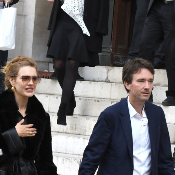 Natalia Vodianova et son compagnon Antoine Arnault - Célébrités au défilé Stella McCartney Collection Prêt-à-Porter Printemps/Eté 2020