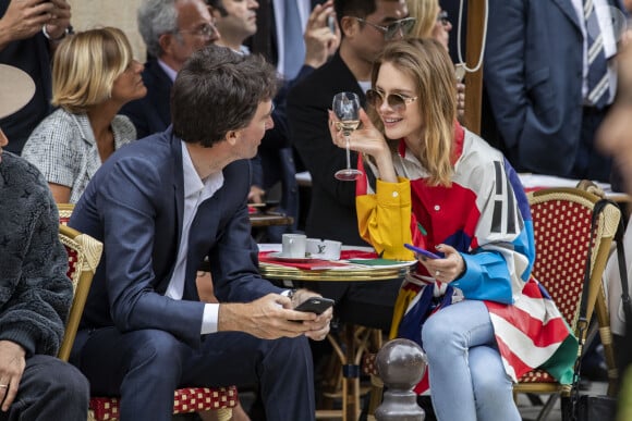 Antoine Arnault, Natalia Vodianova lors du défilé Louis Vuitton mode Hommes printemps-été 2020 à Paris le 20 juin 2019. © Olivier Borde / Bestimage 