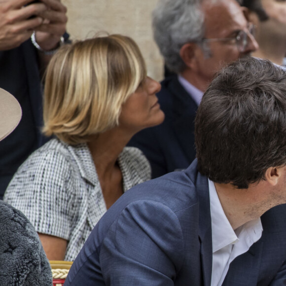 Antoine Arnault, Natalia Vodianova lors du défilé Louis Vuitton mode Hommes printemps-été 2020 à Paris le 20 juin 2019. © Olivier Borde / Bestimage 