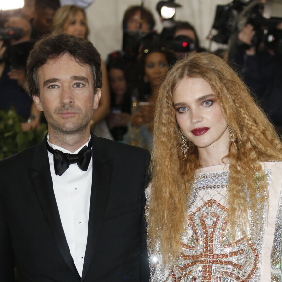 Natalia Vodianova, Antoine Arnault Met Gala (Met Ball, Costume Institute Benefit) 2018 célébrant l'ouverture de l'exposition Heavenly Bodies: Fashion and the Catholic Imagination, au Metropolitan Museum of Art à New York, le 7 mai 2018. © Charles Guerin / Bestimage