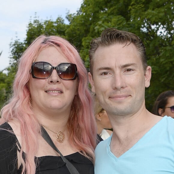 Loana Petrucciani et Fred son compagnon - Inauguration de la Fête des Tuileries à Paris le 26 juin 2015. 