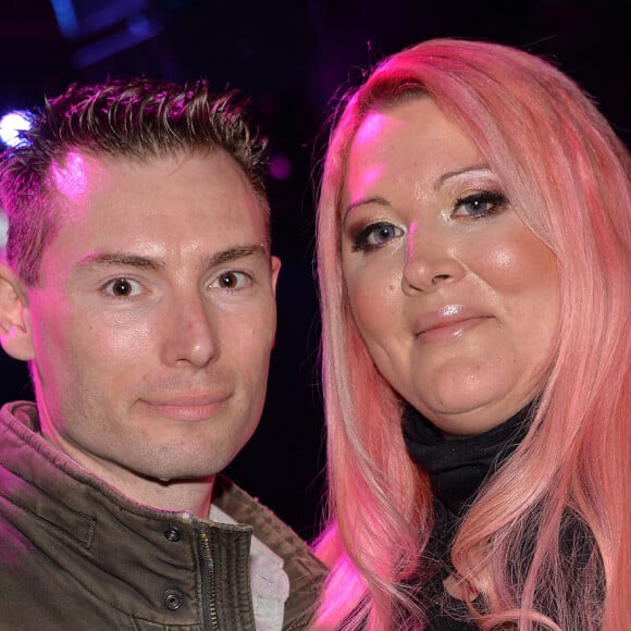 Loana Petrucciani avec Fred son compagnon - Soirée "Public Buzz Awards 2015" au Showcase à Paris le 1er avril 2015.