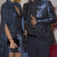 Naissance - Black M et Léa Djadja sont parents pour la 2e fois d'une petite fille prénommée Kiki - Black M (Black Mesrimes) et sa femme Lia - Arrivées à la 17ème cérémonie des NRJ Music Awards 2015 au Palais des Festivals à Cannes, le 7 novembre 2015.
