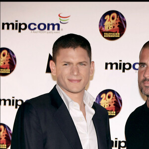 Wentworth Miller et Dominic Purcell - Soirée pour la série TV "Prison Break" à Cannes dans le cadre du Mpicom.