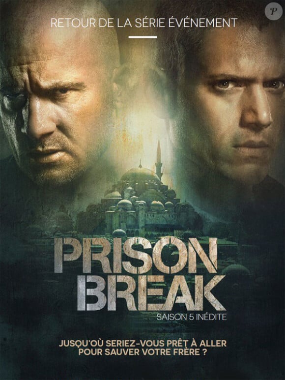 Affiche de la série "Prison Break".