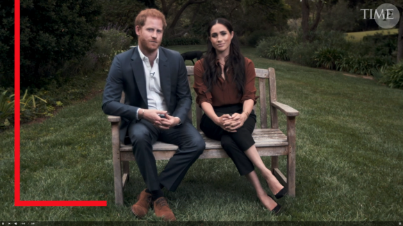 Le prince Harry et Meghan Markle appellent les Américains à voter lors des prochaines élections présidentielles du 3 novembre 2020 aux Etats-Unis. Le 22 septembre 2020 pour "Time Magazine".