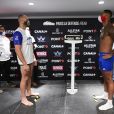Tony Yoka lors de la conférence de presse à la veille des combats "La Conquête – Tony Yoka Vs Johann Duhaupas" et Estelle Yoka-Mossely vs Aurélie Froment à Paris La Défense Arena. Nanterre, le 24 septembre 2020. © JB Autissier / Panoramic / Bestimage