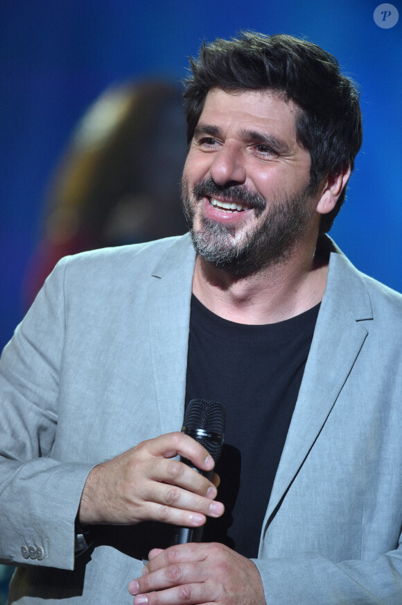 Exclusif - Patrick Fiori - Enregistrement de l'émission "300 Choeurs chantent Dassin" à Paris, qui sera diffusée le 25 septembre sur France 3. © Tiziano Da Silva / Bestimage