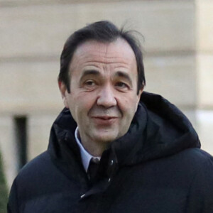 Claude Chirac et son mari Frédéric Salat-Baroux arrivent à la conférence national du handicap au palais de l'Elysée à Paris, France, le 11 février 2020. © Stéphane Lemouton/Bestimage