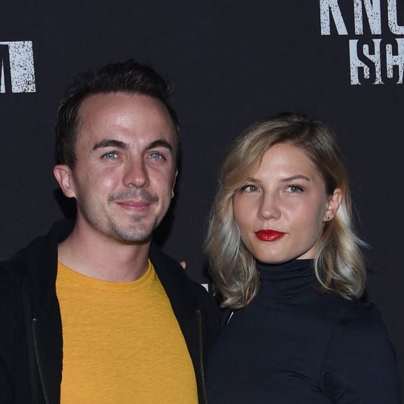 Frankie Muniz et sa compagne Paige Price - Soirée Knott's Scary Farm à Los Angeles le 29 septembre 2017 