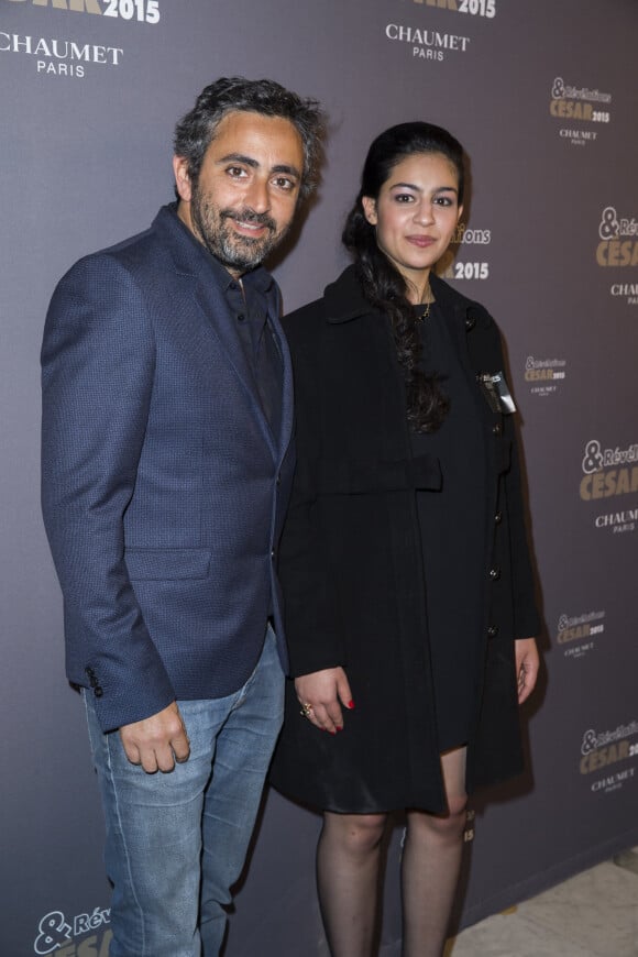 Eric Toledano et Sofia Lesaffre - Photocall de la soirée des "Révélations César 2015" au salon Chaumet à Paris le 12 janvier 2015. 