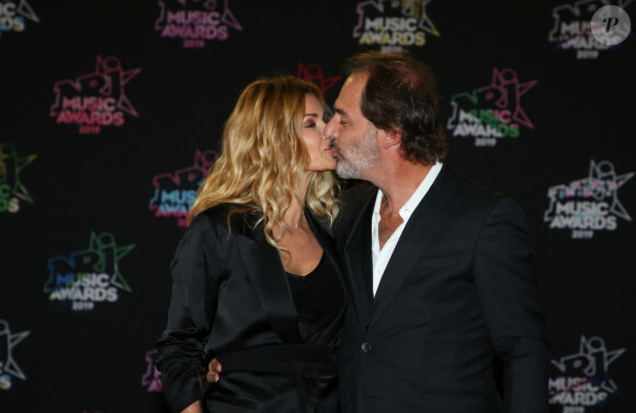 Ingrid Chauvin et son mari Thierry Peythieu - 21ème édition des NRJ Music Awards au Palais des festivals à Cannes le 9 novembre 2019. © Dominique Jacovides/Bestimage