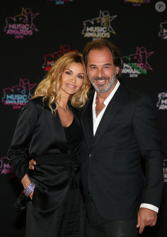 Ingrid Chauvin et son mari Thierry Peythieu - 21ème édition des NRJ Music Awards au Palais des festivals à Cannes le 9 novembre 2019. © Dominique Jacovides/Bestimage