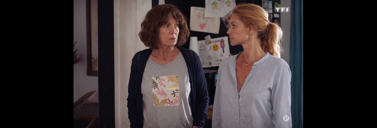 Photo : Ingrid Chauvin et Arièle Semenoff dans la série "Demain nous