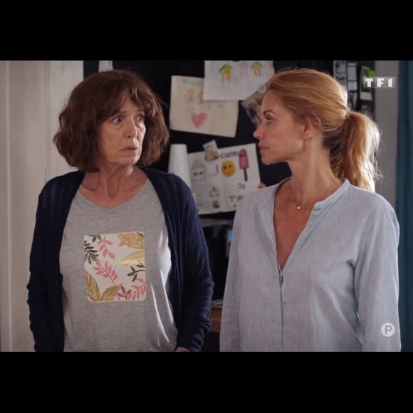 Ingrid Chauvin et Arièle Semenoff dans la série "Demain nous appartient" sur TF1.