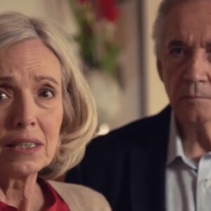 Arièle Semenoff et Alain Doutey dans la série "Demain nous appartient" sur TF1.