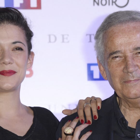 Mélanie Doutey et son père Alain Doutey - Avant-première du film "Une chance de trop" au cinéma Gaumont Marignan à Paris, le 24 juin 2015.