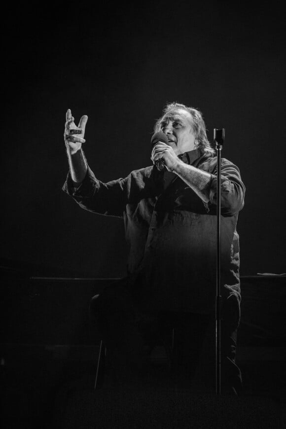 Exclusif - Gérard Depardieu - Gérard Depardieu chante Barbara - 20ème édition du Festival de Lacoste dans les carrières du Chateau de Lacoste le 15 Août 2020. © Morgan Palun / Bestimage